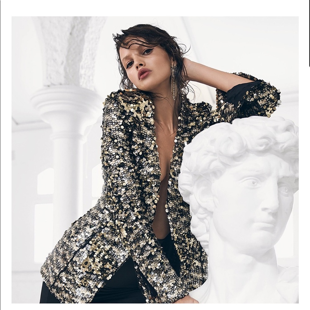 Eliya sequin blazer